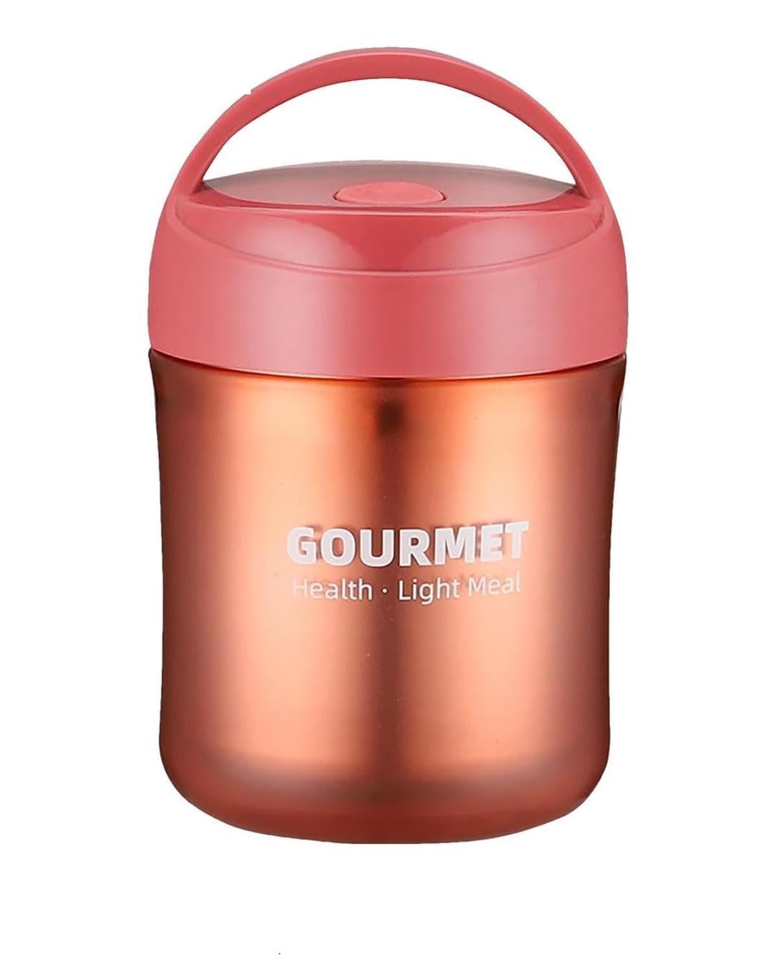 Lunch Box Leak Proof Compact Tools for Adults and Kids for Lunch Breakfast Milk Soup, Airtight BPA Free with Lock Lid Keeps Food Fresh for Hours Red Coloiur 500 ML