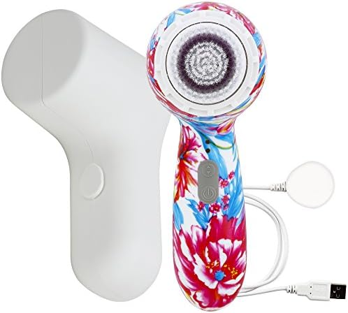 Michael Todd Beauty Soniclear Petite - Antimicrobial Facial Cleansing Brush System - 3-Speed Sonic Powered Exfoliating Face & Body Brush