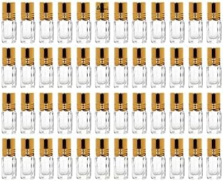 Hunky Dory 48pcs 3ml Empty Reusable Essentail Oil Roll on Glass Bottles For Beauty Use Price In India