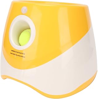 Lançador Automático de Bolas para Cães Com 3 Bolas de Tênis para Animais de Estimação, Brinquedo Interativo para Cães, 3 Modos de área, Jogo de Arremesso, Lançador de Bolas para Cães Ao Ar Livre e