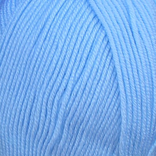 Image of Baby Dream Soft Yarn - 100% Acrylic, Premium Anti-Pilling, 3.5 oz (100g), 273 yds - Soft Yarn for Crochet and Knitting Projects (Baby Blue)