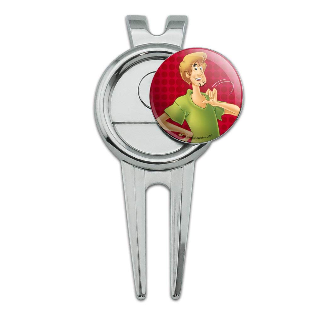 GRAPHICS & MORE Scooby-Doo Shaggy Character Golf Divot Repair Tool and Ball Marker