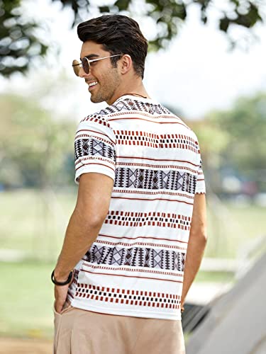 TOPLOT T-Shirt for Men Casual Printed with Short Sleeve (Mens-T-shirt-5056)