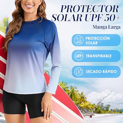 Catálogo para Comprar On-line Ropa de Ropa de natación con protección solar para Mujer los mejores 10. 27 Imagen adicional