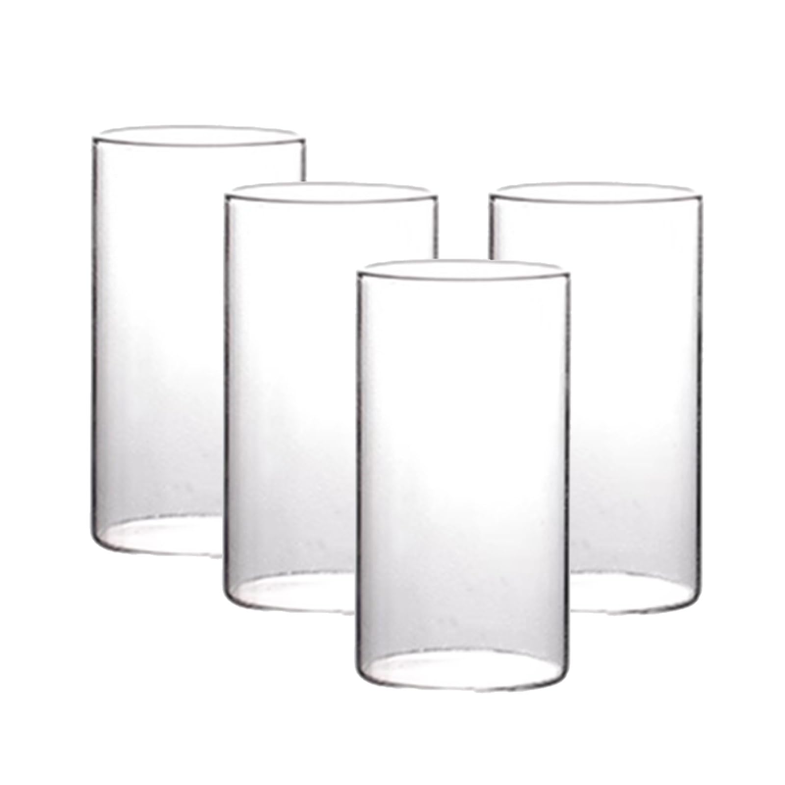 Generic Kryształowe Kieliszki Do Wina Do Whiduże Kieliszki Koktajlowe Szklanki Do Wody Szklanki Do Piwa Do Soku Mleko/Przejrzysty/240Ml(Zestaw 4)