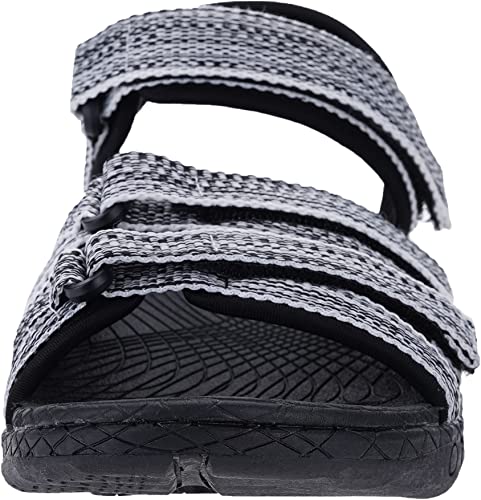 Image of WHITIN Women's Hiking Sandals with Arch Support for Outdoor Adventure C51 | Supportive Footbed with Cushioned Comfort, Breathable Open-Toe Structure, Adjustable 3-Strap Design for a Personalized Fit