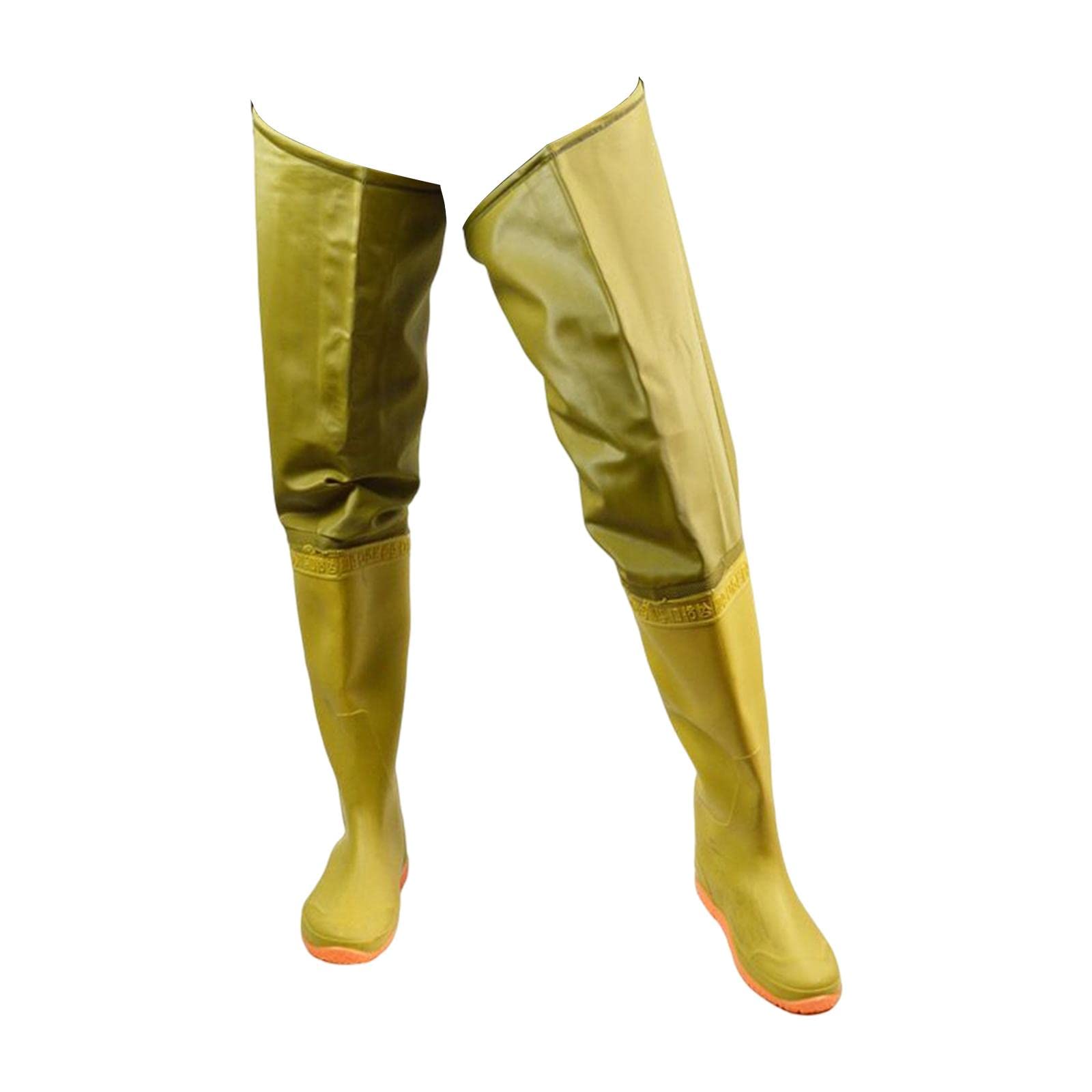 Cuissardes pour hommes et femmes avec bottes pour la pêche et la chasse étanches 2-Ply Nylon PVC Esg13223