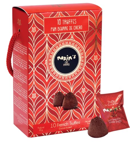 Maxim's De Paris - Gift box French Chocolate Truffles,10 pces