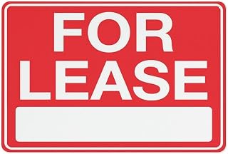 for Lease Sign Metal Sign 12X16 Inches