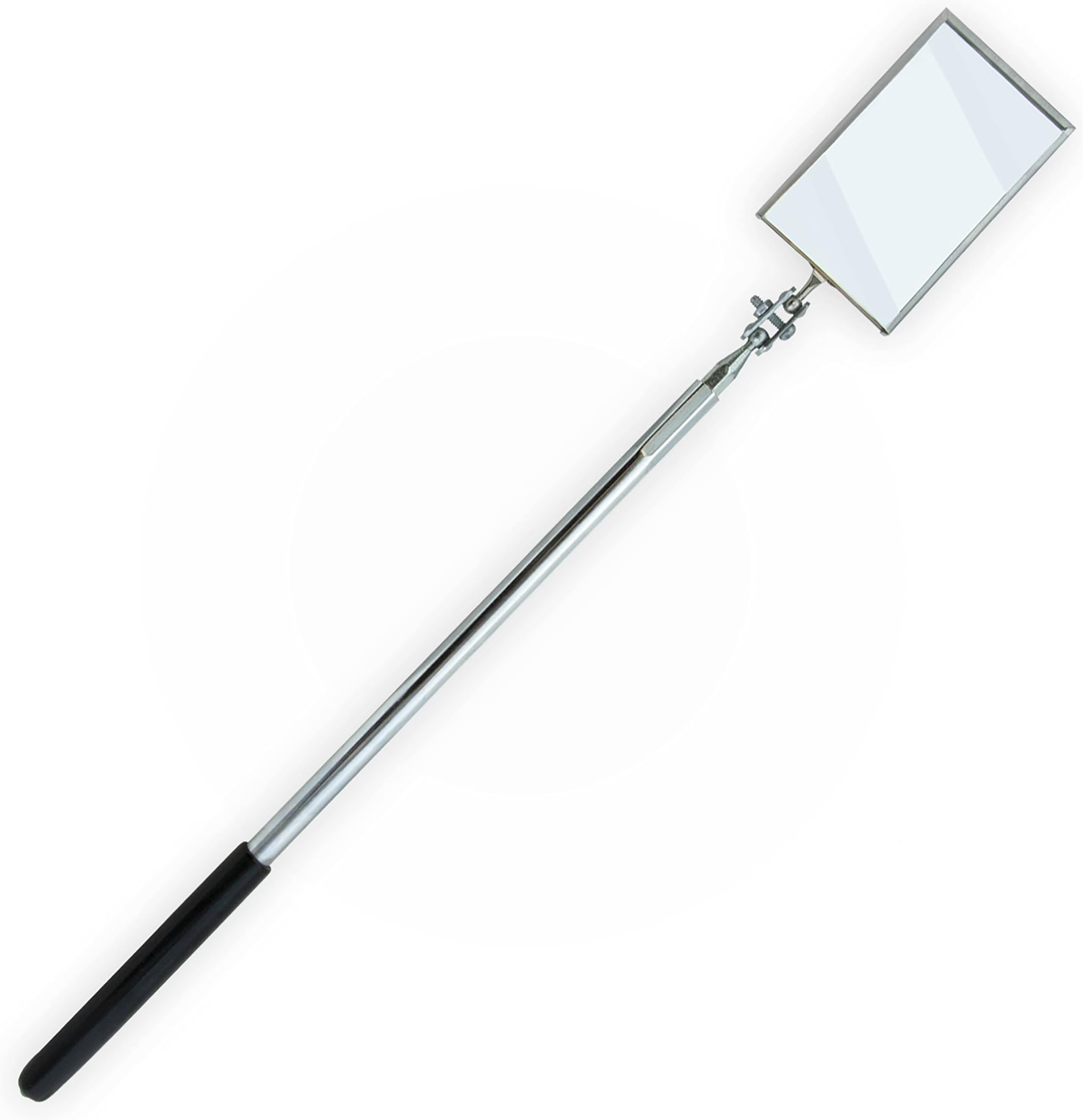 Devices K-2L Rectangular Telescoping Inspection Mirror with Extra Long Handle, 2 1/8" x 3-1/2"