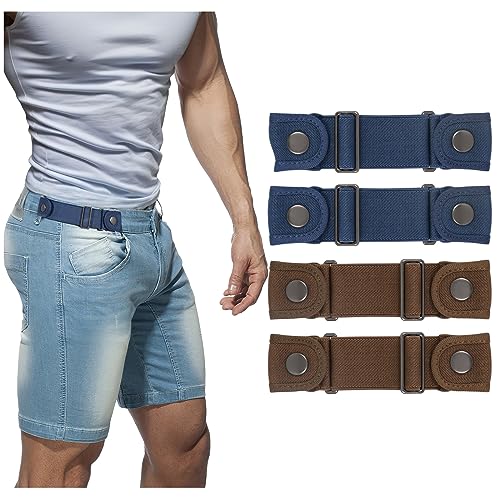 Image of Beltroad No Buckle Belts for Men Women Stretch Sides Belt without Buckle