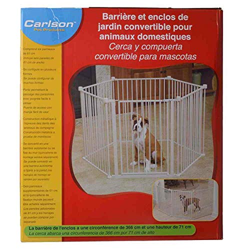 Carlson Convertible Pet Yard & Super Wide Dog Gate, Configurable