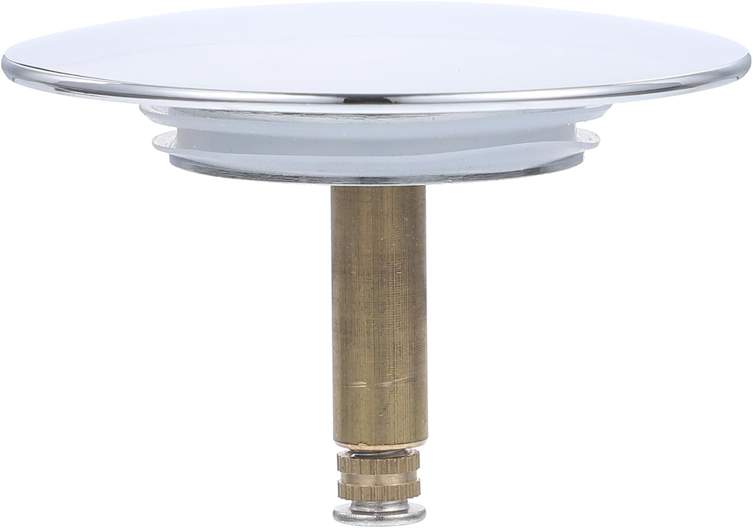 GANAZONO Bath Tub Stopper and Bathroom Drain Stopper 2# Brass Umbrella Seal Rotary Piston Plug Compatible with Bathtub Drain Accessories