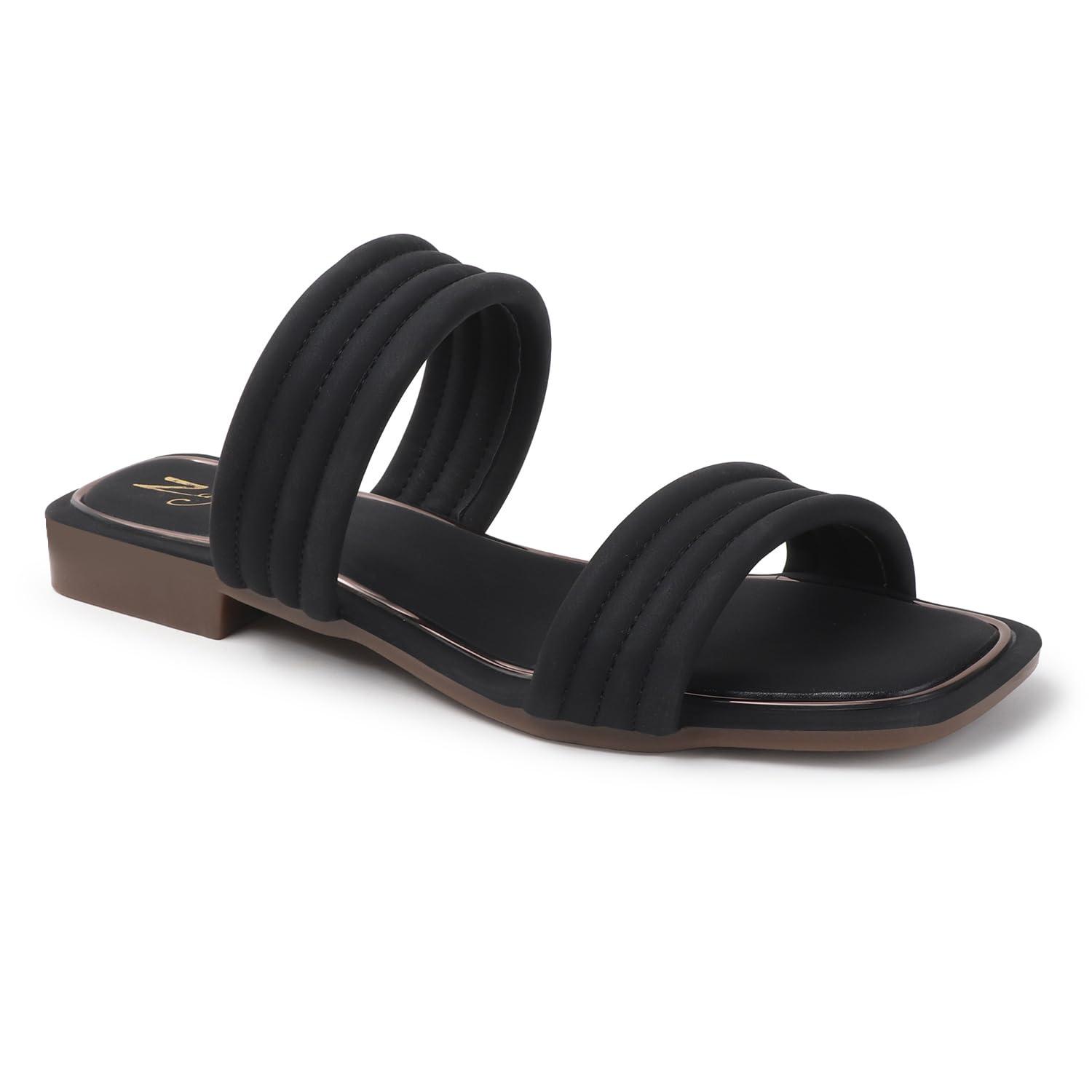 zaysoo Women's Toe Flat Sandals Outdoors Flat Sandals Toe Slip on Open Toe Slide Sandals-picture-48