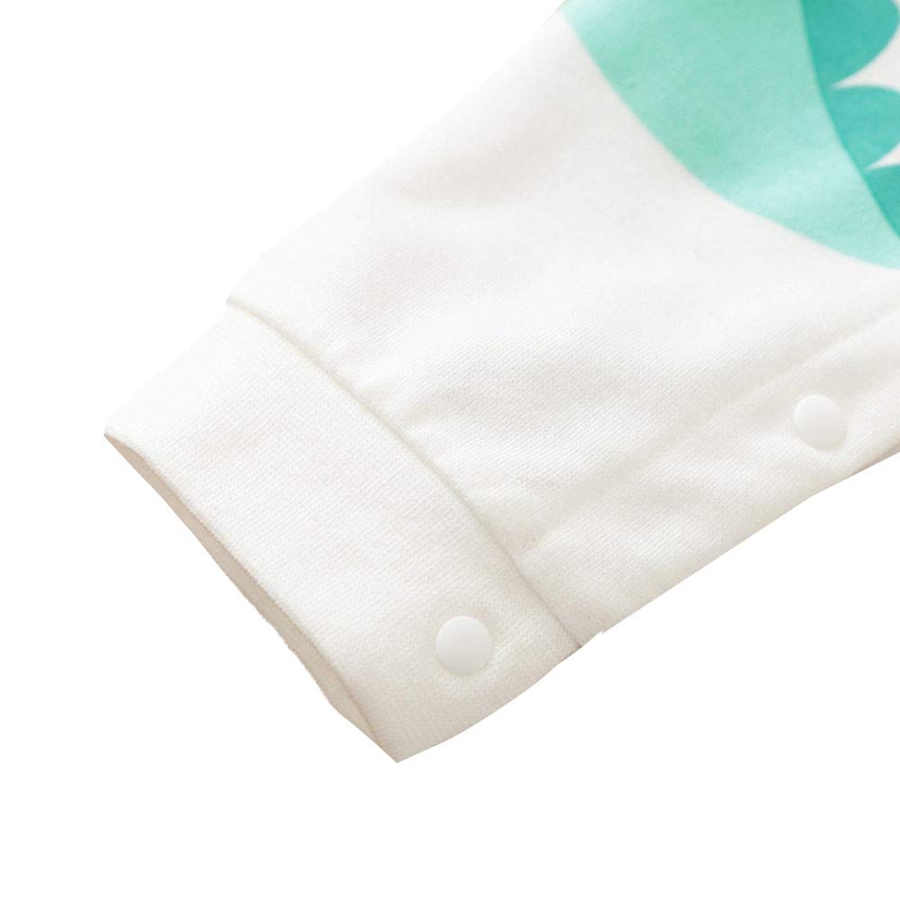 Hopscotch Boys And Girls Cotton Graphic Print Bodysuit In White Color For Ages 9-12 Months,Jumpsuit 2