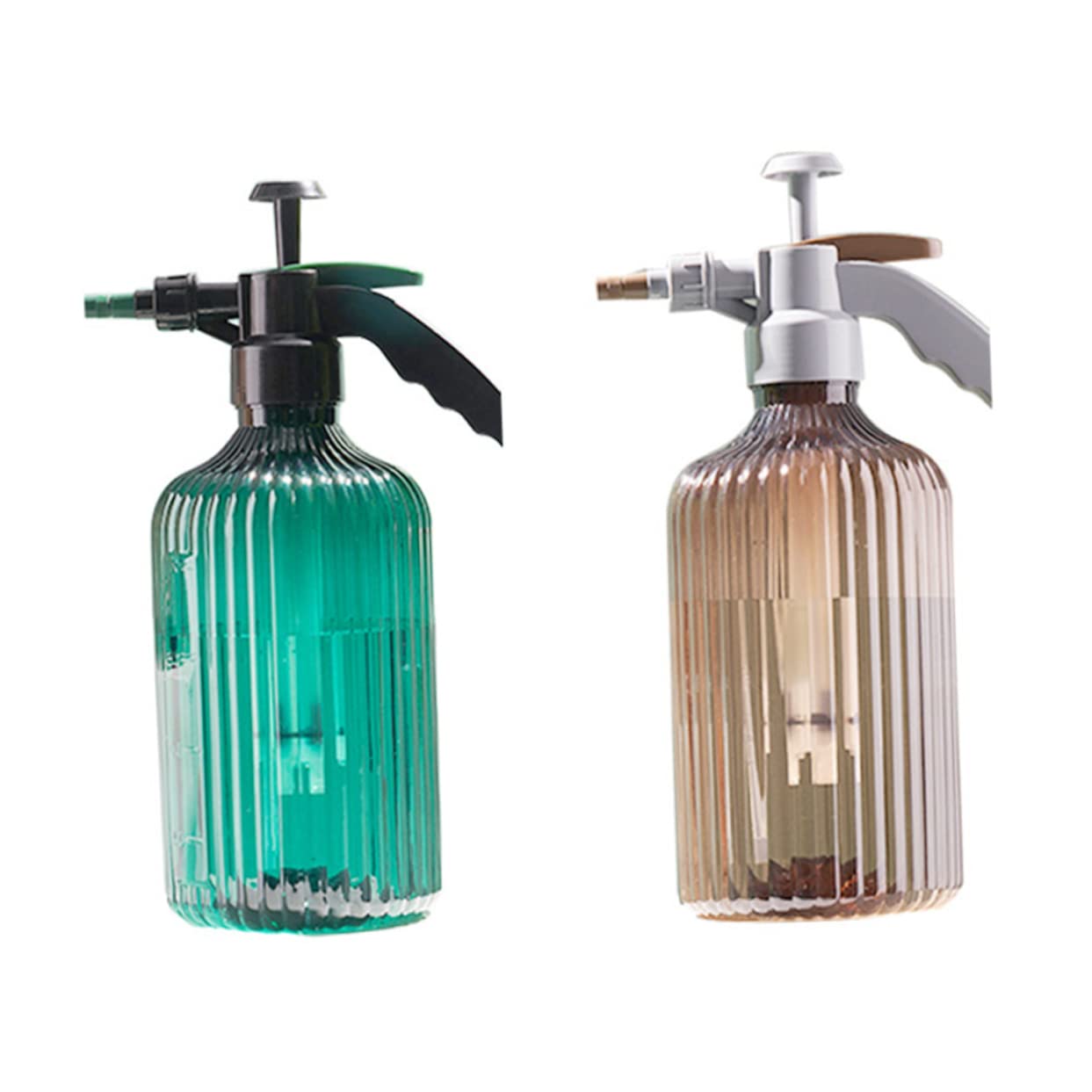 POPETPOP 2pièces Bouteille De Pulvérisation Manuelle Arrosoir à Pression Pour Jardinage Et Coiffure Vaporisateur Plastique Multi-usages