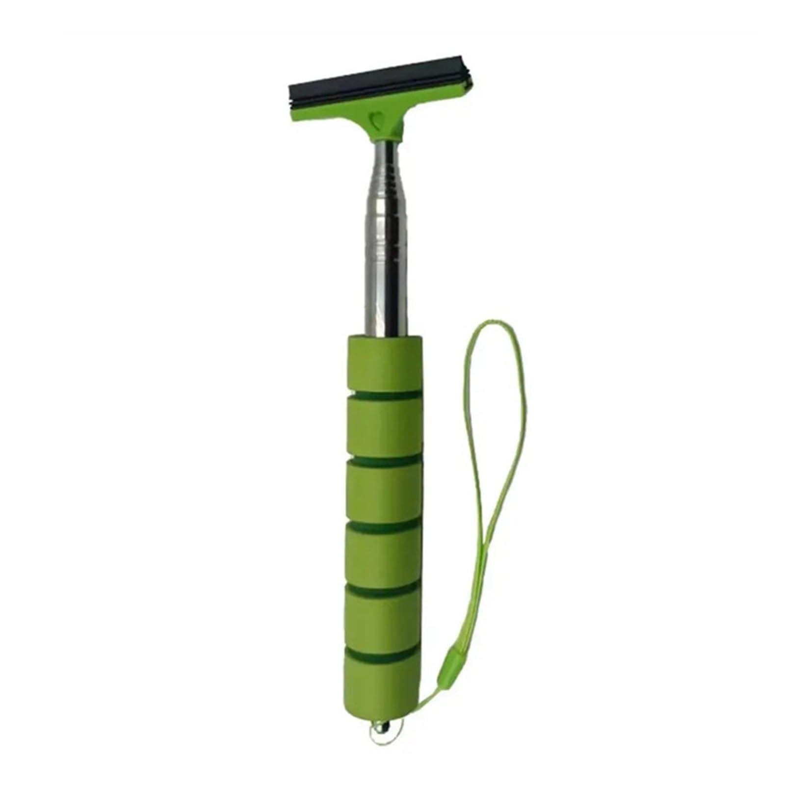 Car rearview mirror wipers Rearview Mirror Wiper Retractable Portable Rubber Squeegee Cleaning(Green)