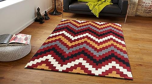 Image of Soft Pure Woolen Modern Collection Tufted Carpet for Living Room,Bedroom'Kitchen and Hall (5 X 7) Feet