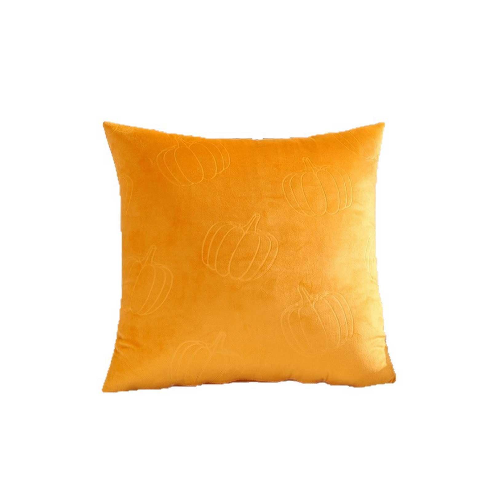 AXCTYSFP Corduroy Decorative Throw Pillow Covers Fall Pumpkin Leaves