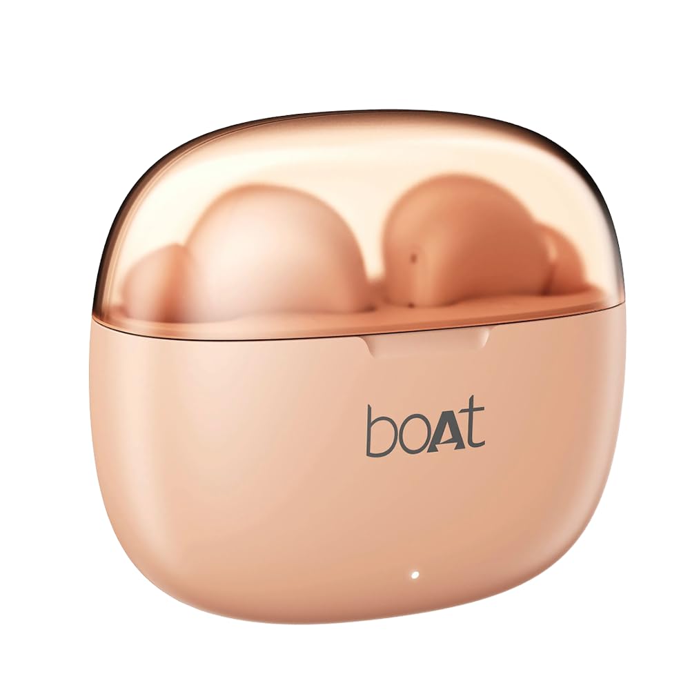 boAt Airdopes 212, 50H Battery, ENx Tech, Beast Mode, ASAP Charge, Bluetooth Earbuds, TWS Ear Buds Wireless Earphones with mic (Peach Blush)-picture-30