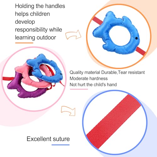 Image of Kajaia Little Fish Walking Rope for Kids Classroom Supplies Preschool Walking Rope with Handles Fits up to 20 Children for Toddlers Kids Daycare Preschool Walk Guides