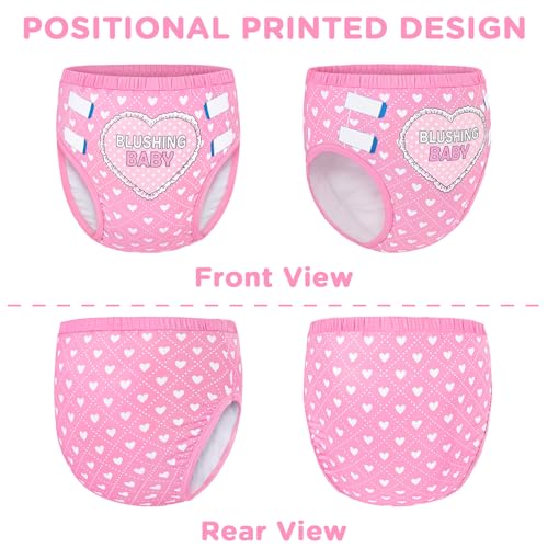 Image of Littleforbig Soft Silky Underwear Comfortable Washable Reusable Adult Training Pants - Blushing Baby