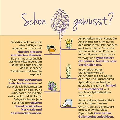 Bio Artischocken Kapseln Hochdosiert | 40.000 mg Pulver äquivalent (20:1) | 2,5% Cynarin | Rohstoff aus Frankreich | Laborgeprüft | Ohne Zusatzstoffe | Deutsche Produktion Vegavero® – Bild 6