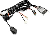 LASFIT 10ft 12AWG Heavy Duty Wiring Harness Kit for LED Light Bars & Pods - Switch, Relay, Fuse, Plug & Play