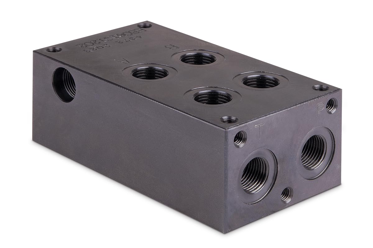 Hydraulik Ventilblock ES 06-13-12-02-6-0 (A,B von unten P,T von vorne) | Hydraulik-Anschlussblock