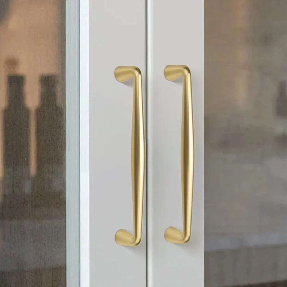 SYZOW 6 Pieces Gold Cabinet Handles, Kitchen Handles 192 mm, Gold Kitchen Handles - Handles Handles for Furniture Handles - Image 4
