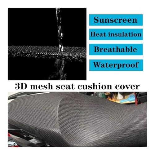 Funda de asiento Shiver 750 protector de cojín de malla transpirable moto 4