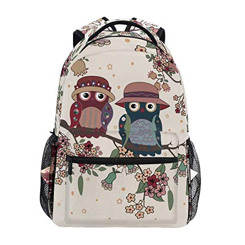 Mädchen Eule Rucksäcke für die Schule Niedliche Tier Blumenbaum Büchertaschen für Kinder Teen Kleinkind Mode Daypack Rucksack Reise Laptop