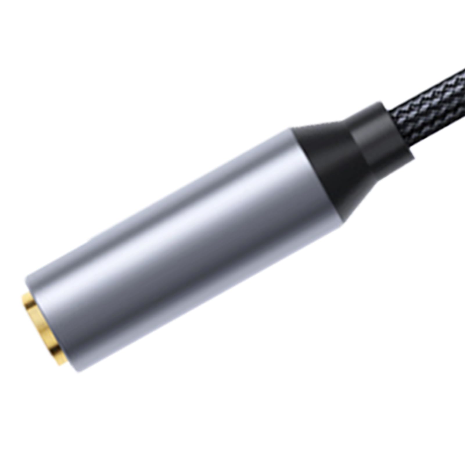 Convertitore audio audio stabile trasmissione dati USB a 3,5 mm Scheda audio desktop portatile pratico grigio argento 20 cm