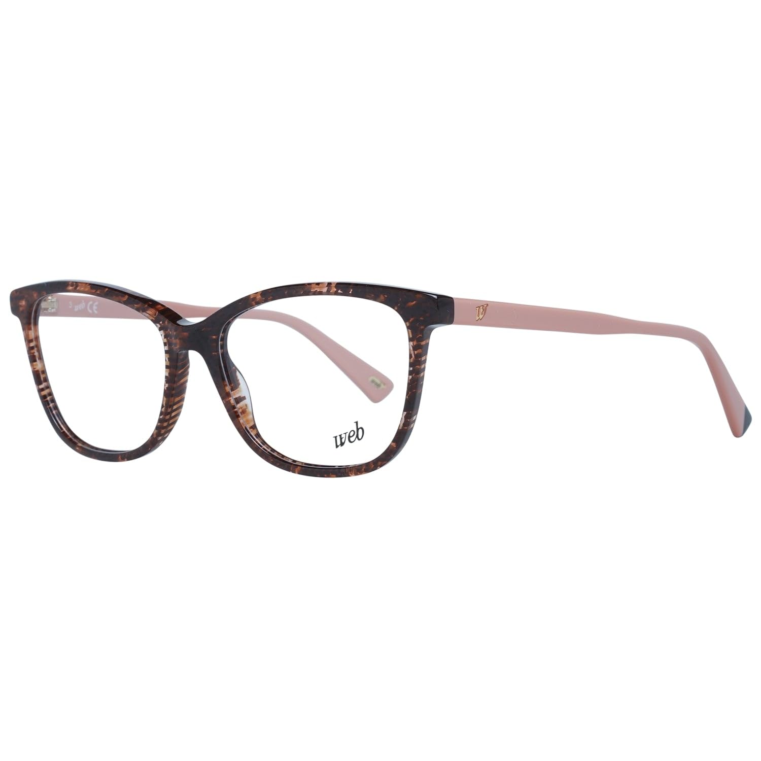 Web Eyewear Occhiali da donna, Avana/Altro, 56