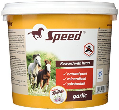 Speed LeckerSpeedis Knoblauch - Cebo para Caballos con Efecto de Defensa (3 kg)