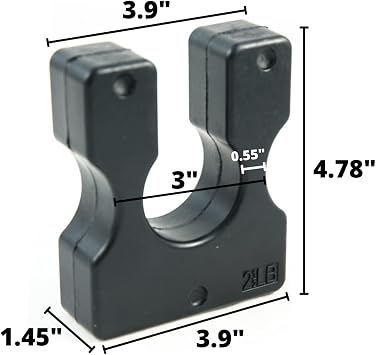 ADER SPORTING GOODS Weight Stack Adapter Plates- 2.5lb Pair