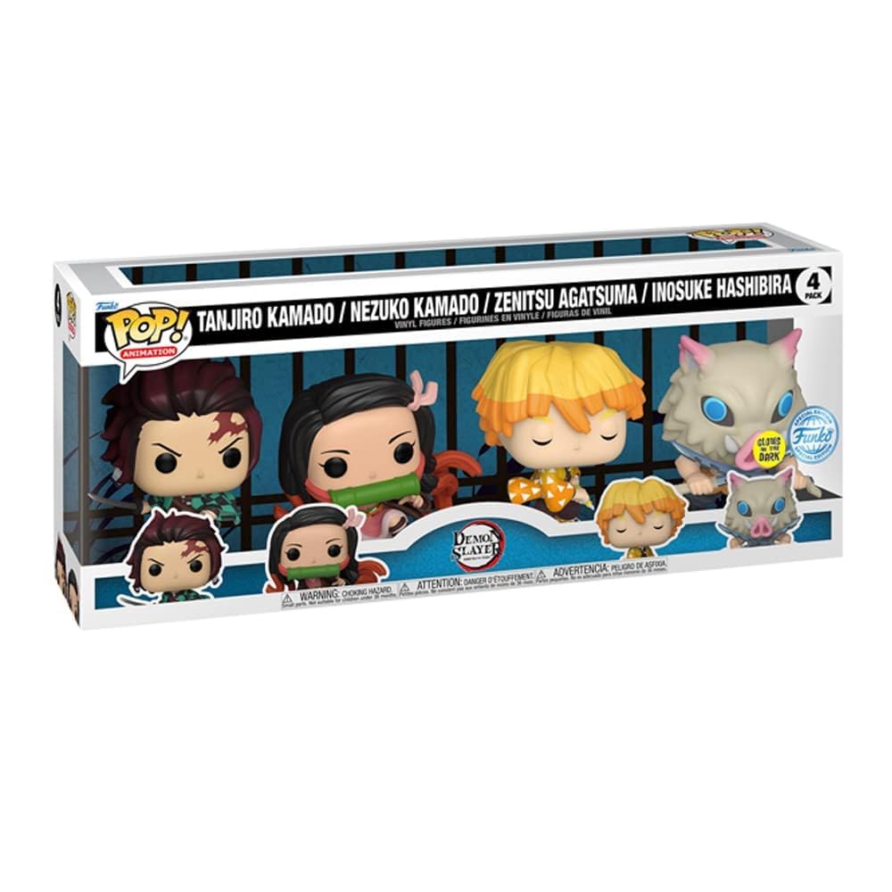 Funko Pop! 4-Pack Animation: Demon Slayer Kimetsu No Yaiba