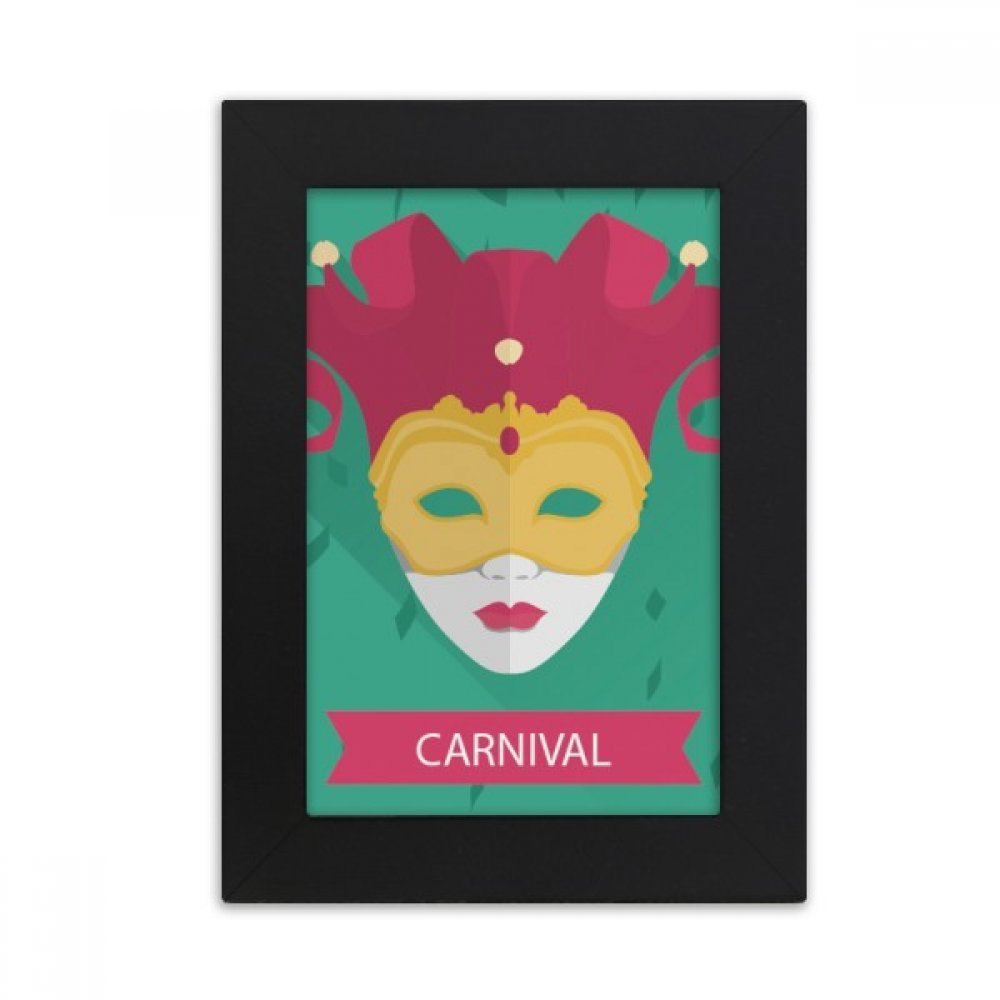 Cadre photo Carnaval de Venise pour décorer un bureau moderne