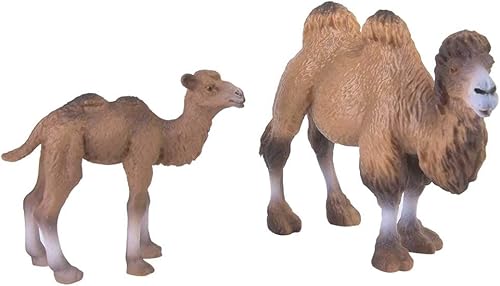 2pcs miniatura camello figura animal modelo decoración del hogar niños niños juguetes educativos