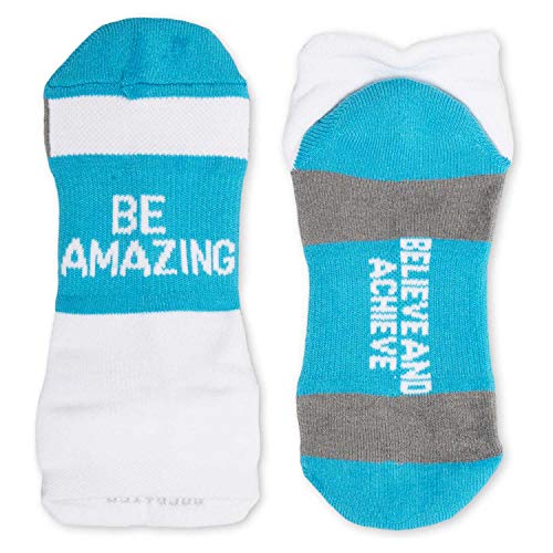 Gone for a run inspirational athletic running socks | women's wov…