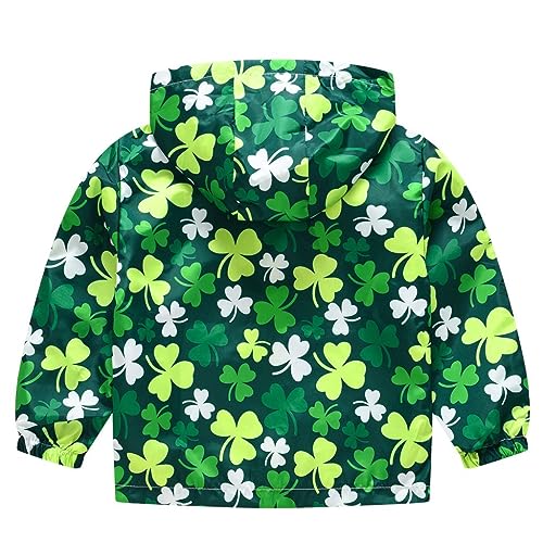 Kids Baby Windproof Coat Hooded Print Zipper Girls Toddler Boys Autumn Jacket Boys Coat and Jacket Rain Jacket2