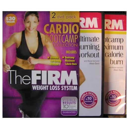 The Firm Weight Loss System, Cardio Bootcamp Collection: Ultimate Fat Burning Workout, and Maximum Calorie Burn (2 DVD Pack)