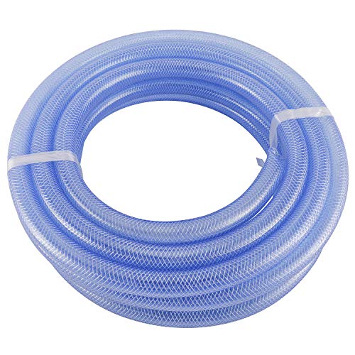 Homend 3/4\" ID X 25FT High Pressure Braided Clear Flexible Industrial PVC Tubing Heavy Duty UV Chemical Resistant Vinyl Hose Water - Thumbnail 5