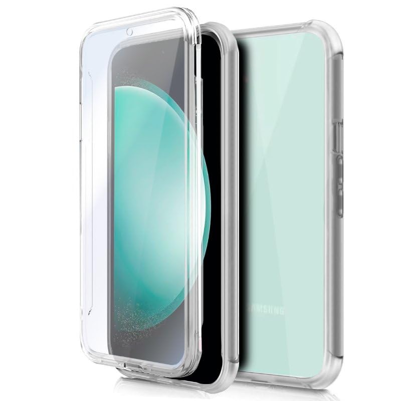 Cool 3D Silicone Case for Samsung S711 Galaxy S23 FE (Transparent Front + Back)