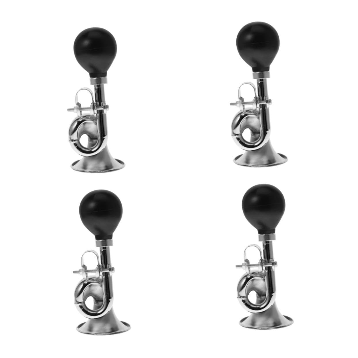 Hemobllo Sonnette De Vélo Le Plus Fort Sonnerie De Vélo Honker Grande Klaxon De Guidon De Vélo Cloche Klaxon Fort pour Vélo Sonnette Vélo Cycle Klaxon De Vélo pour Adultes Silver
