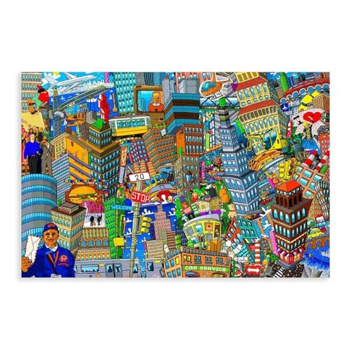 Toile abstraite graffiti coloré de 40x60 cm pour la décoration moderne de votre bureau