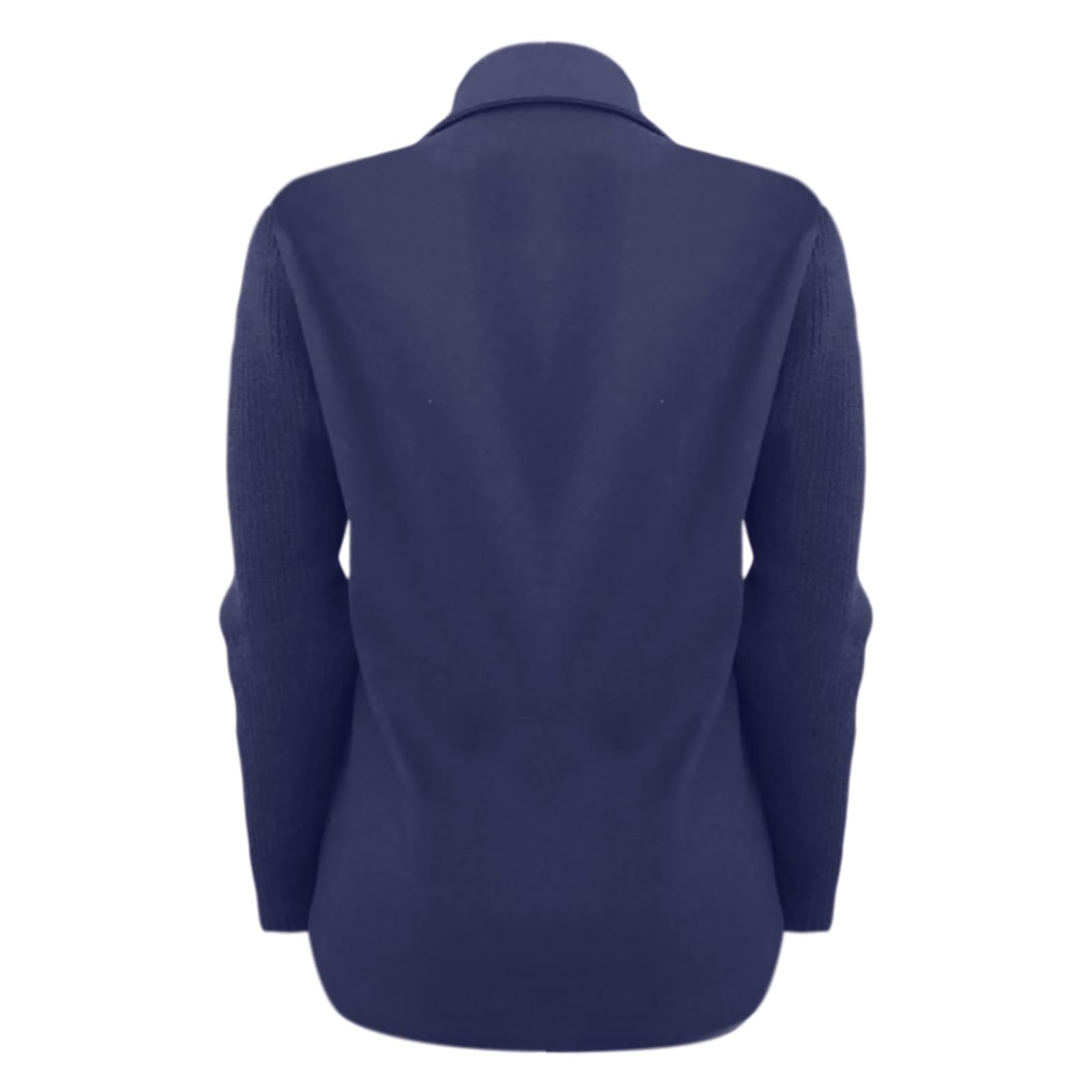 Piumino Donna Cappotto Aperto con Bottoni in Tinta Unita da Donna, Primavera 2025, Cappotto da Lavoro Festa
