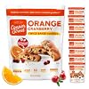 Cooper Street Italian Biscotti Cookies - Twice Baked Biscotti Style Cookie Biscuits in Delicious Orange Cranberry Flavor | Crispy, Light and Healthy Cookies | Peanut & Dairy Free | 18oz | 8 Pack