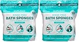 Scrubzz Disposable No Rinse Bathing Wipes for Senstive Skin - 50 Pack - All-in-1 Single Use Shower Wipes, Simply Dampen, Lather, and Dry Without Shampoo or Rinsing (Sensitive Skin, 1-Pack)