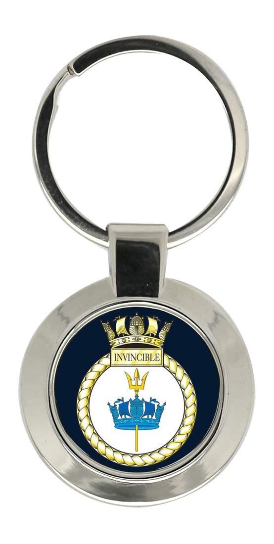 Giftshop UK HMS Invincible, Royal Navy Key Ring